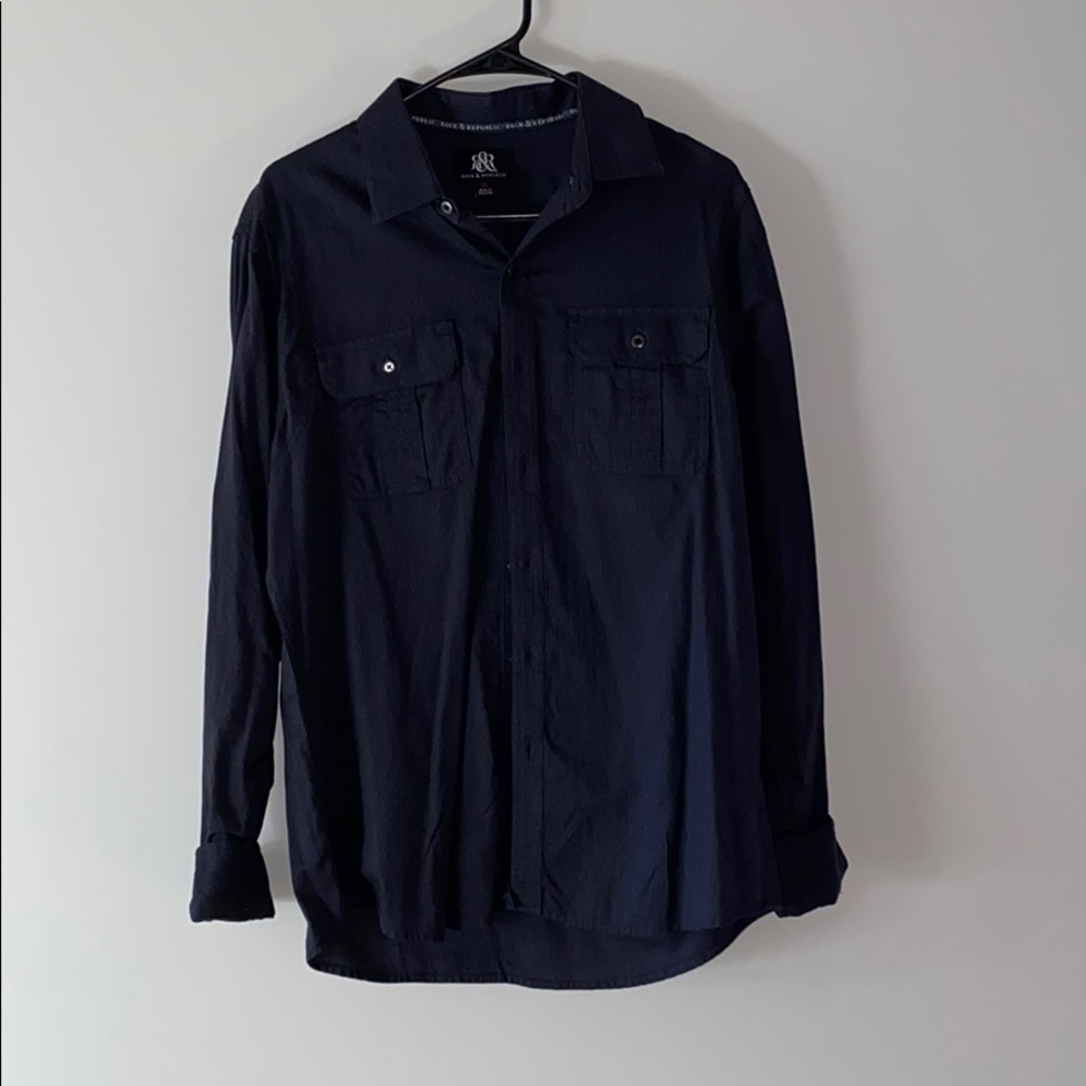 • Black Rock & Republic Button Up •